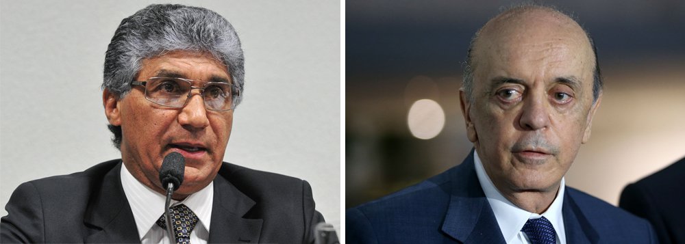 Colunista Lauro Jardim diz que "cabeças coroadas do PSDB de São Paulo têm pressionado Paulo Vieira de Souza, o Paulo Preto, a desistir de sua delação premiada"; o jornalista Fernando Brito, do Tijolaço, lembra que delação de Preto versaria sobre as obras do Rodoanel, tanto com a OAS quanto com a Odebrecht, que teriam rendido polpudas vantagens a José Serra, que já aparece na Lista de Janot; "Estaríamos agora diante de uma nova modalidade, a "calação premiada"? Obstrução da Justiça é isso aí, mas essa não vem ao caso", diz Brito (Foto: Aquiles Lins) Colunista Lauro Jardim diz que "cabeças coroadas do PSDB de São Paulo têm pressionado Paulo Vieira de Souza, o Paulo Preto, a desistir de sua delação premiada"; o jornalista Fernando Brito, do Tijolaço, lembra que delação de Preto versaria sobre as obras do Rodoanel, tanto com a OAS quanto com a Odebrecht, que teriam rendido polpudas vantagens a José Serra, que já aparece na Lista de Janot; "Estaríamos agora diante de uma nova modalidade, a "calação premiada"? Obstrução da Justiça é isso aí, mas essa não vem ao caso", diz Brito