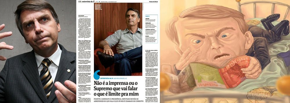 "Bolsonaro não esconde quem é: ele expõe seu fascismo sem máscara", diz o cientista político Luis Felipe Miguel sobre a entrevista do deputado Jair Bolsonaro (PSC-RJ) publicada pela Folha nesta segunda-feira, 13; "Se seus seguidores fossem só os brutalizados pelas condições de vida, sem acesso à informação e às ferramentas cognitivas para processá-la criticamente, já seria assustador. Mas os melhores índices do deputado marginal estão entre os mais escolarizados. Seu discurso, por mais primário que seja, consegue capitalizar os receios difusos que os desafios às hierarquias geram naqueles que realmente são ou pelo menos se julgam privilegiados", alerta (Foto: Luis Felipe Miguel) "Bolsonaro não esconde quem é: ele expõe seu fascismo sem máscara", diz o cientista político Luis Felipe Miguel sobre a entrevista do deputado Jair Bolsonaro (PSC-RJ) publicada pela Folha nesta segunda-feira, 13; "Se seus seguidores fossem só os brutalizados pelas condições de vida, sem acesso à informação e às ferramentas cognitivas para processá-la criticamente, já seria assustador. Mas os melhores índices do deputado marginal estão entre os mais escolarizados. Seu discurso, por mais primário que seja, consegue capitalizar os receios difusos que os desafios às hierarquias geram naqueles que realmente são ou pelo menos se julgam privilegiados", alerta