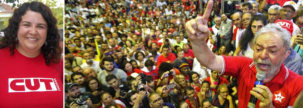 Os movimentos de esquerda ligados à Frente Brasil Popular (FBP) querem reunir milhares de pessoas no dia 3 de maio, em Curitiba, onde o ex-presidente Lula vai depor ao juiz Sergio Moro como réu na Operação Lava Jato; segundo a presidente da CUT-PR, Regina Cruz, o ato está sendo organizado por uma frente integrada por mais de 70 entidades de todo o País; no próximo dia 20, uma reunião nacional da FBP vai deliberar sobre o movimento; nas redes sociais, o movimento começa a ganhar corpo com as palavras de ordem “Ocupa Curitiba”, “Lula vale a luta” e “Eu vou depor com Lula” (Foto: Leonardo Lucena) Os movimentos de esquerda ligados à Frente Brasil Popular (FBP) querem reunir milhares de pessoas no dia 3 de maio, em Curitiba, onde o ex-presidente Lula vai depor ao juiz Sergio Moro como réu na Operação Lava Jato; segundo a presidente da CUT-PR, Regina Cruz, o ato está sendo organizado por uma frente integrada por mais de 70 entidades de todo o País; no próximo dia 20, uma reunião nacional da FBP vai deliberar sobre o movimento; nas redes sociais, o movimento começa a ganhar corpo com as palavras de ordem “Ocupa Curitiba”, “Lula vale a luta” e “Eu vou depor com Lula”