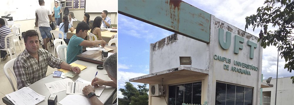 Reeducando James de Oliveira Sousa, de 35 anos, preso há cinco anos na Cadeia Pública (CP) de Tocantinópolis, distante 523 km de Palmas, foi aprovado no vestibular da Universidade Federal do Tocantins (UFT) no Curso Superior de Tecnologia (CST) em Gestão de Cooperativas; aprovação ocorreu por meio do Exame Nacional de Ensino Médio para Pessoas Privadas de Liberdade (Enem PPL); é a primeira vez que um detento da CP de Tocantinópolis, construída em 1993, consegue a aprovação em um vestibular da UFT. "Graças a Deus as portas se abriram para mim. Quero agradecer a todos aqui da gestão da cadeia pública, principalmente, o diretor, senhor Vinícius, que me apoiou muito, me ajudou, se mobilizou, trouxe o Enem para que eu pudesse fazer aqui, mesmo preso. Estou muito grato", destacou James (Foto: Aquiles Lins) Reeducando James de Oliveira Sousa, de 35 anos, preso há cinco anos na Cadeia Pública (CP) de Tocantinópolis, distante 523 km de Palmas, foi aprovado no vestibular da Universidade Federal do Tocantins (UFT) no Curso Superior de Tecnologia (CST) em Gestão de Cooperativas; aprovação ocorreu por meio do Exame Nacional de Ensino Médio para Pessoas Privadas de Liberdade (Enem PPL); é a primeira vez que um detento da CP de Tocantinópolis, construída em 1993, consegue a aprovação em um vestibular da UFT. "Graças a Deus as portas se abriram para mim. Quero agradecer a todos aqui da gestão da cadeia pública, principalmente, o diretor, senhor Vinícius, que me apoiou muito, me ajudou, se mobilizou, trouxe o Enem para que eu pudesse fazer aqui, mesmo preso. Estou muito grato", destacou James