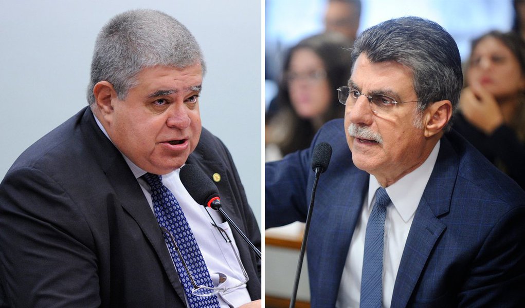 Um grupo de deputados, liderados por Carlos Marun (PMDB-MS), aliado de Eduardo Cunha, redigiu uma "Carta ao PMDB", em que ameaçam sair em debandada do PMDB na janela partidária das eleições de 2018, caso o senador Romero Jucá permaneça no comando do partido; oficialmente, querem que o comando do partido seja ocupado por políticos não envolvidos na Lava Jato; principal queixa dos deputados, entretanto, tem a ver com dinheiro, com o uso do fundo partidário; deputados querem que Jucá defina como o dinheiro será usado em 2018 e exigem mais dedicação à legenda (Foto: Aquiles Lins) Um grupo de deputados, liderados por Carlos Marun (PMDB-MS), aliado de Eduardo Cunha, redigiu uma "Carta ao PMDB", em que ameaçam sair em debandada do PMDB na janela partidária das eleições de 2018, caso o senador Romero Jucá permaneça no comando do partido; oficialmente, querem que o comando do partido seja ocupado por políticos não envolvidos na Lava Jato; principal queixa dos deputados, entretanto, tem a ver com dinheiro, com o uso do fundo partidário; deputados querem que Jucá defina como o dinheiro será usado em 2018 e exigem mais dedicação à legenda