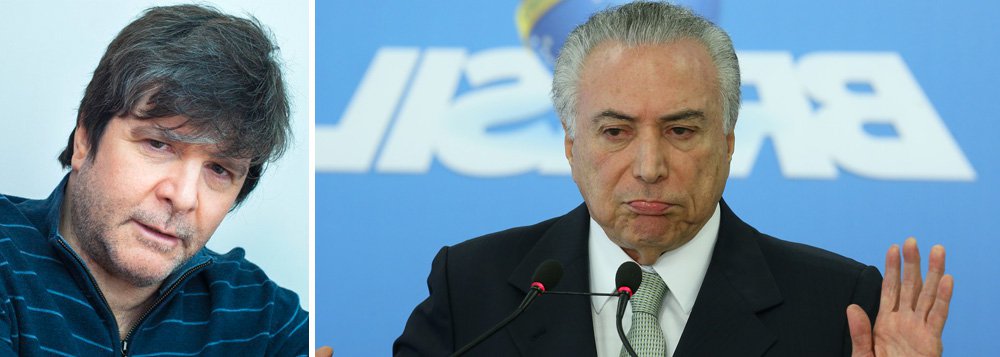 Jornalista e escritor Marcelo Rubens Paiva diz estar "provado que Temer é um vampiro que nasceu há 200 anos e pensa como se estivesse no século 18"; em crítica ao discurso do peemedebista em cerimônia pelo Dia Internacional da Mulher, ele rebateu: "Que imbecil esse Michel Temer. Quem faz supermercado é mulher? Na minha casa eu que faço Há muitos anos" (Foto: Gisele Federicce) Jornalista e escritor Marcelo Rubens Paiva diz estar "provado que Temer é um vampiro que nasceu há 200 anos e pensa como se estivesse no século 18"; em crítica ao discurso do peemedebista em cerimônia pelo Dia Internacional da Mulher, ele rebateu: "Que imbecil esse Michel Temer. Quem faz supermercado é mulher? Na minha casa eu que faço Há muitos anos"