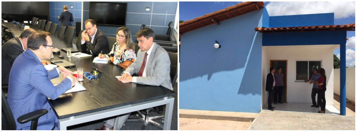 O governador Wellington Dias participou, em Brasília, de audiência com o vice-presidente de Habitação da Caixa Econômica Federal, Nelson Antônio de Sousa; na pauta, tratativas e acertos para projeto piloto para o Piauí na área da habitação; através do projeto, o cidadão que pretende ampliar, reformar ou promover alguma melhoria em sua habitação pode fazer um empréstimo com taxa de juro de 5 ao ano, mais TR; também foi tratado o primeiro é o contrato de empréstimo em que a Caixa já informou ao governo estadual que concluiu a análise do primeiro contrato, no valor de R$ 315 milhões, e agora vai encaminhar à Secretaria do Tesouro Nacional (Foto: Leonardo Lucena) O governador Wellington Dias participou, em Brasília, de audiência com o vice-presidente de Habitação da Caixa Econômica Federal, Nelson Antônio de Sousa; na pauta, tratativas e acertos para projeto piloto para o Piauí na área da habitação; através do projeto, o cidadão que pretende ampliar, reformar ou promover alguma melhoria em sua habitação pode fazer um empréstimo com taxa de juro de 5 ao ano, mais TR; também foi tratado o primeiro é o contrato de empréstimo em que a Caixa já informou ao governo estadual que concluiu a análise do primeiro contrato, no valor de R$ 315 milhões, e agora vai encaminhar à Secretaria do Tesouro Nacional