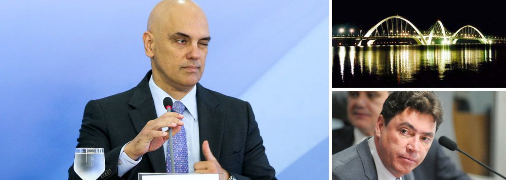 Indicado de Michel Temer ao STF foi recepcionado em um jantar na chalana do senador Wilder Morais (PP-GO), ancorada no Lago Paranoá; outros seis senadores participaram do encontro; segundo o jornalista Luís Costa Pinto, durante o rega-bofe, o senador alagoano Benedito de Lira quis saber se, uma vez ministro do Supremo, Alexandre de Moraes iria esnobar parlamentares como outros já fazem na Corte, recebendo-os protocolarmente no Salão Branco, ou se daria a detentores de foro privilegiado a atenção que uma audiência reservada mereceria; "A curiosidade de Benedito de Lira foi satisfeita com uma resposta que o agradou. Houve alívio a bordo" (Foto: Aquiles Lins) Indicado de Michel Temer ao STF foi recepcionado em um jantar na chalana do senador Wilder Morais (PP-GO), ancorada no Lago Paranoá; outros seis senadores participaram do encontro; segundo o jornalista Luís Costa Pinto, durante o rega-bofe, o senador alagoano Benedito de Lira quis saber se, uma vez ministro do Supremo, Alexandre de Moraes iria esnobar parlamentares como outros já fazem na Corte, recebendo-os protocolarmente no Salão Branco, ou se daria a detentores de foro privilegiado a atenção que uma audiência reservada mereceria; "A curiosidade de Benedito de Lira foi satisfeita com uma resposta que o agradou. Houve alívio a bordo"