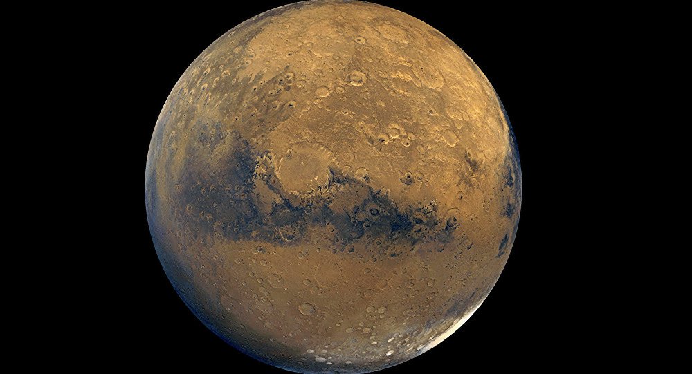A agência espacial americana publicou uma imagem rara da superfície marciana na qual se pode observar a rocha-mãe do planeta vermelho (Foto: Gisele Federicce) A agência espacial americana publicou uma imagem rara da superfície marciana na qual se pode observar a rocha-mãe do planeta vermelho