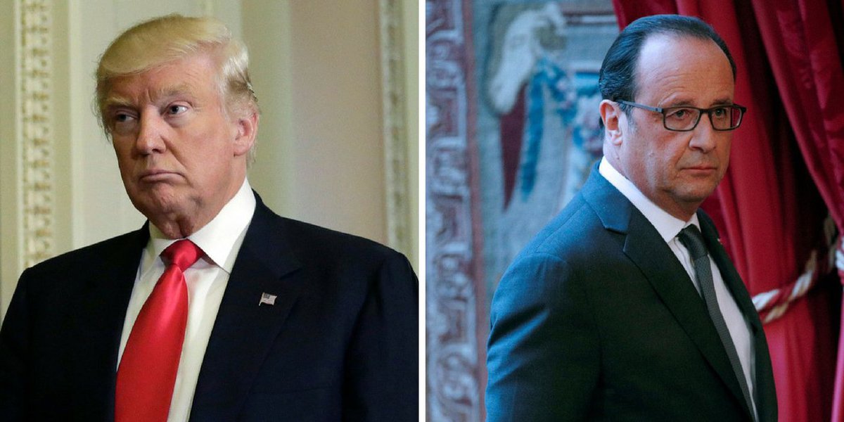 Durante o Salão da Agricultura de Paris, o presidente da França, François Hollande, respondeu à provocação do presidente norte-americano, Donald Trump, que afirmou na véspera que "Paris não é mais Paris"; o chefe da Casa Branca fez a declaração citando um suposto amigo, que "não coloca mais os pés" na capital francesa devido à política de imigração do presidente socialista, que seria muito permissiva, na opinião do republicano; "Pelo menos aqui não há armas circulando nas ruas", disse Hollande; "Infelizmente temos o terrorismo e devemos lutar juntos contra esse problema" (Foto: Gisele Federicce) Durante o Salão da Agricultura de Paris, o presidente da França, François Hollande, respondeu à provocação do presidente norte-americano, Donald Trump, que afirmou na véspera que "Paris não é mais Paris"; o chefe da Casa Branca fez a declaração citando um suposto amigo, que "não coloca mais os pés" na capital francesa devido à política de imigração do presidente socialista, que seria muito permissiva, na opinião do republicano; "Pelo menos aqui não há armas circulando nas ruas", disse Hollande; "Infelizmente temos o terrorismo e devemos lutar juntos contra esse problema"