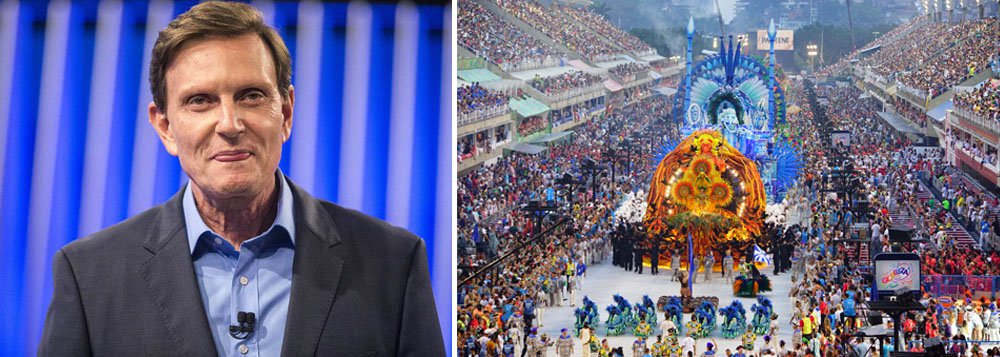 A abertura do carnaval mais importante do mundo não contou com a presença, no Rio de Janeiro, do prefeito Marcelo Crivella (PRB), neste domingo (26), o que significou a quebra de uma tradição; isso já havia ocorrido na sexta-feira (24), quando Crivella não participou da entrega das chaves da cidade ao Rei Momo; o prefeito do Rio é Bispo licenciado da Igreja Universal do Reino de Deus, que é contra a participação de seus fiéis no carnaval (Foto: Voney Malta) A abertura do carnaval mais importante do mundo não contou com a presença, no Rio de Janeiro, do prefeito Marcelo Crivella (PRB), neste domingo (26), o que significou a quebra de uma tradição; isso já havia ocorrido na sexta-feira (24), quando Crivella não participou da entrega das chaves da cidade ao Rei Momo; o prefeito do Rio é Bispo licenciado da Igreja Universal do Reino de Deus, que é contra a participação de seus fiéis no carnaval