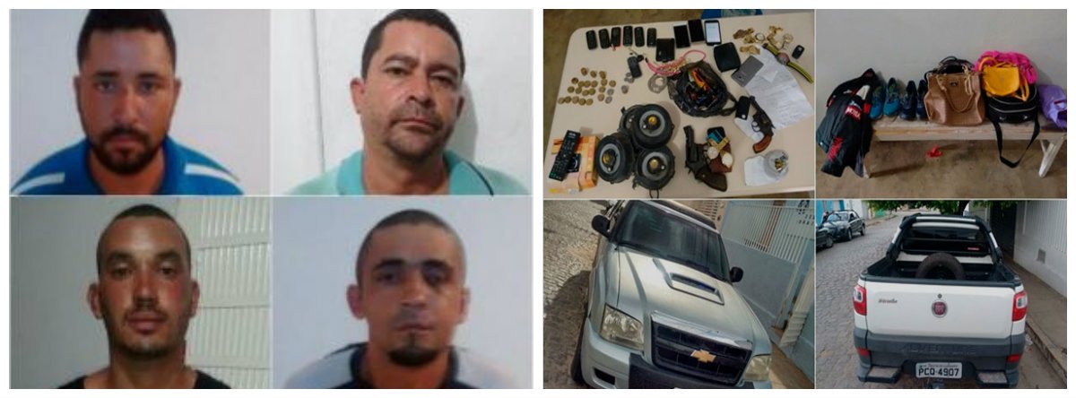 Uma operação iniciada pelo 7º Batalhão de Polícia Militar de Alagoas desarticulou uma quadrilha acusada de cometer mais de 100 assaltos em Alagoas e Pernambuco; ação, denominada "Caça Rato", foi concluída nos municípios pernambucanos de Caruaru e Lajedo com apoio da Polícia Militar de Pernambuco; com a quadrilha, os policiais apreenderam celulares, dinheiro, veículos, revólveres joias e documentos (Foto: Voney Malta) Uma operação iniciada pelo 7º Batalhão de Polícia Militar de Alagoas desarticulou uma quadrilha acusada de cometer mais de 100 assaltos em Alagoas e Pernambuco; ação, denominada "Caça Rato", foi concluída nos municípios pernambucanos de Caruaru e Lajedo com apoio da Polícia Militar de Pernambuco; com a quadrilha, os policiais apreenderam celulares, dinheiro, veículos, revólveres joias e documentos