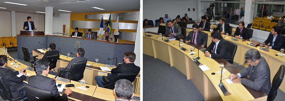 A Câmara Municipal aprovou a Lei Orçamentária Anual (LOA) da Capital para o exercício de 2017 e outros projetos de autoria do Executivo, como o Novo Código Tributário e a Planta de Valores Genéricos de Palmas; os projetos foram aprovados em sessões extras não remuneradas; com 15 votos favoráveis e dois votos contrários, o Orçamento da Capital, que prevê R$ 1,3 bilhão para as ações do município, foi aprovado em turno único de votação (Foto: Leonardo Lucena) A Câmara Municipal aprovou a Lei Orçamentária Anual (LOA) da Capital para o exercício de 2017 e outros projetos de autoria do Executivo, como o Novo Código Tributário e a Planta de Valores Genéricos de Palmas; os projetos foram aprovados em sessões extras não remuneradas; com 15 votos favoráveis e dois votos contrários, o Orçamento da Capital, que prevê R$ 1,3 bilhão para as ações do município, foi aprovado em turno único de votação