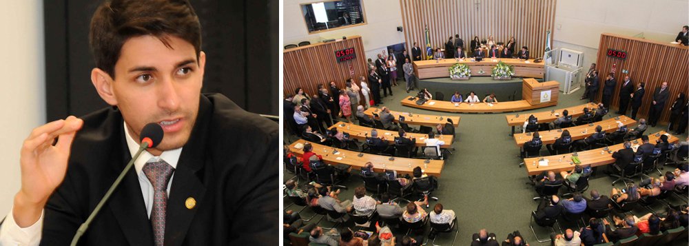 Escutas autorizadas pela Justiça do Distrito Federal como parte da operação Drácon, mostram o deputado distrital Cristiano Araújo (PSD) falando sobre o uso político da CPI da Saúde; "O que que eu acho? A CPI, a gente sai, e a gente sai do foco, né? A gente dá uma sumida. Ao contrário, a gente não tem como atacar o governo enquanto se defende lá dentro", diz ele em um trecho da gravação; o parlamentar também cita uma eventual cassação de manto e comentou a atuação do então corregedor da Casa, Rafael Prudente (PMDB) (Foto: Leonardo Lucena) Escutas autorizadas pela Justiça do Distrito Federal como parte da operação Drácon, mostram o deputado distrital Cristiano Araújo (PSD) falando sobre o uso político da CPI da Saúde; "O que que eu acho? A CPI, a gente sai, e a gente sai do foco, né? A gente dá uma sumida. Ao contrário, a gente não tem como atacar o governo enquanto se defende lá dentro", diz ele em um trecho da gravação; o parlamentar também cita uma eventual cassação de manto e comentou a atuação do então corregedor da Casa, Rafael Prudente (PMDB)