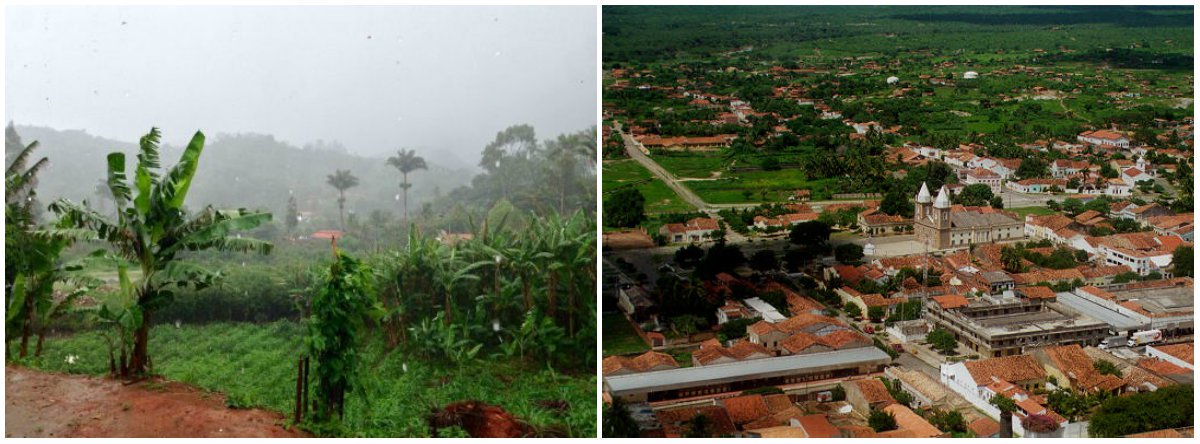A maior quantidade de água foi em Granja, Região Norte do Ceará, com 75 milímetros (foto à dir), de acordo com a Fundação Cearense de Meteorologia e Recursos Hídricos (Funceme)
(Foto: Leonardo Lucena) A maior quantidade de água foi em Granja, Região Norte do Ceará, com 75 milímetros (foto à dir), de acordo com a Fundação Cearense de Meteorologia e Recursos Hídricos (Funceme)