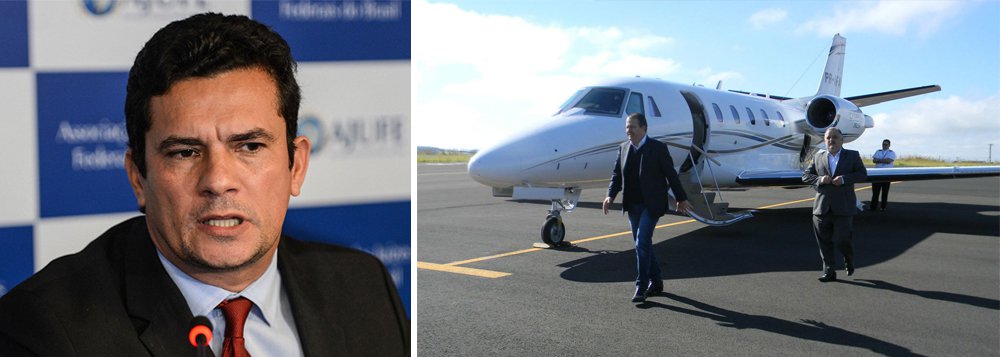O juiz federal Sérgio Moro decretou o bloqueio de até R$ 50 milhões dos dois operadores do PMDB - Jorge Luz e o filho dele, e Bruno Luz, e de Apolo Santana Vieira, um dos donos do avião que caiu em agosto de 2014 matando o então candidato a presidente e exgovernador de Pernambuco, Eduardo Campos (PSB); eles são acusados de intermediar propinas na Petrobras por meio de contas no exterior; outras 19 empresas pertencentes aos investigados também tiveram suas contas bloqueadas (Foto: Leonardo Lucena) O juiz federal Sérgio Moro decretou o bloqueio de até R$ 50 milhões dos dois operadores do PMDB - Jorge Luz e o filho dele, e Bruno Luz, e de Apolo Santana Vieira, um dos donos do avião que caiu em agosto de 2014 matando o então candidato a presidente e exgovernador de Pernambuco, Eduardo Campos (PSB); eles são acusados de intermediar propinas na Petrobras por meio de contas no exterior; outras 19 empresas pertencentes aos investigados também tiveram suas contas bloqueadas