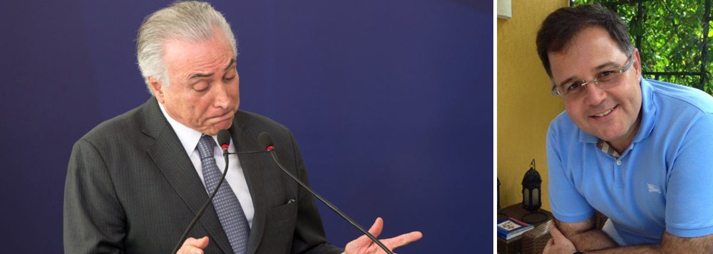 Jornalista Luis Costa Pinto compara a atuação de Michel Temer com a do ex-presidente Itamar Franco; "O presidente se deixa levar pelo entusiasmo. Coleciona erros de operação de poder –a maioria decorrente da soberba de sua equipe", diz o jornalista; "A duas semanas do Carnaval é chegada a hora de fazer um exame de consciência e planejar alguns recuos. O aperto econômico vai inflamar as ruas que já não toleram mais o afilhadismo, o patrimonialismo, o cinismo e o salvacionismo de um grupo há muito plantado entre os ipês do Planalto Central", acrescenta (Foto: Aquiles Lins) Jornalista Luis Costa Pinto compara a atuação de Michel Temer com a do ex-presidente Itamar Franco; "O presidente se deixa levar pelo entusiasmo. Coleciona erros de operação de poder –a maioria decorrente da soberba de sua equipe", diz o jornalista; "A duas semanas do Carnaval é chegada a hora de fazer um exame de consciência e planejar alguns recuos. O aperto econômico vai inflamar as ruas que já não toleram mais o afilhadismo, o patrimonialismo, o cinismo e o salvacionismo de um grupo há muito plantado entre os ipês do Planalto Central", acrescenta
