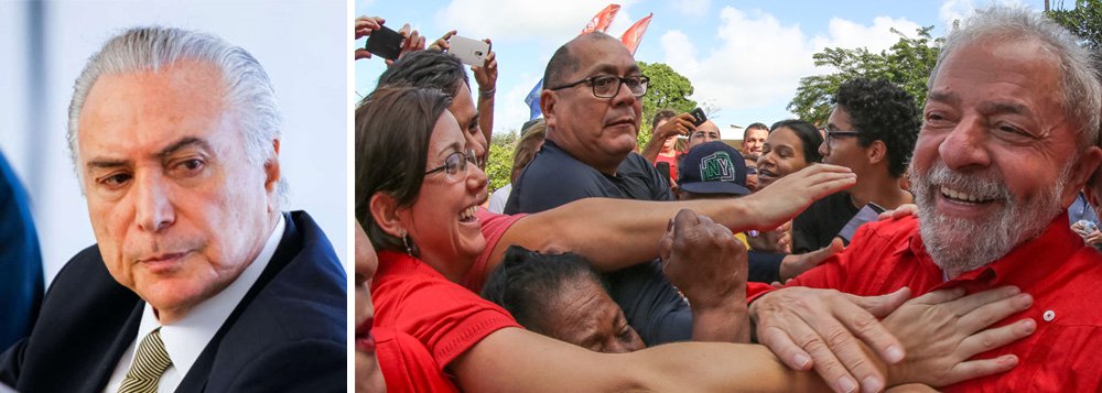 Qual é lógica que rege o Brasil nos dias atuais? O governo de Michel Temer, amplamente rejeitado pela população brasileira, vem sendo blindado pelo Poder Judiciário, como na decisão de ontem do ministro Celso de Mello, que garantiu foro privilegiado a Moreira Franco, acusado de receber propina de R$ 4 milhões da Odebrecht; em paralelo, o ex-presidente Lula, que lidera as pesquisas de intenção de voto, sofre uma caçada implacável do poder Judiciário; a questão é: por que a juristocracia brasileira decidiu agir contra a própria população? (Foto: Aquiles Lins) Qual é lógica que rege o Brasil nos dias atuais? O governo de Michel Temer, amplamente rejeitado pela população brasileira, vem sendo blindado pelo Poder Judiciário, como na decisão de ontem do ministro Celso de Mello, que garantiu foro privilegiado a Moreira Franco, acusado de receber propina de R$ 4 milhões da Odebrecht; em paralelo, o ex-presidente Lula, que lidera as pesquisas de intenção de voto, sofre uma caçada implacável do poder Judiciário; a questão é: por que a juristocracia brasileira decidiu agir contra a própria população?