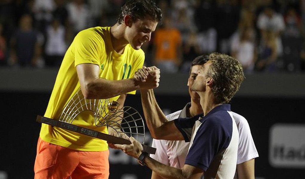 Tenista austríaco, oitavo colocado no ranking da ATP, confirmou favoritismo ao conquistar neste domingo 26 o título com a vitória na decisão sobre o espanhol Pablo Carreño Busta, o número 24 do mundo, por 2 sets a 0 (Foto: Gisele Federicce) Tenista austríaco, oitavo colocado no ranking da ATP, confirmou favoritismo ao conquistar neste domingo 26 o título com a vitória na decisão sobre o espanhol Pablo Carreño Busta, o número 24 do mundo, por 2 sets a 0