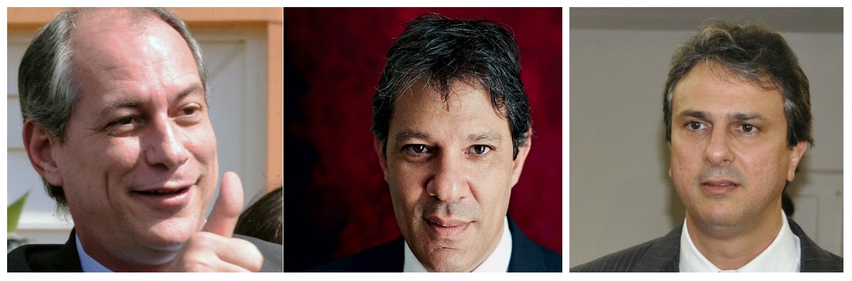 A declaração do governador Camilo Santana, defendendo a chapa Ciro Gomes/Fernando Haddad em 2018, criou mais uma situação constrangedora para o Partido dos Trabalhadores, cuja direção nacional defende o nome de Lula para 2018. O presidente do PT Ceará, Fco. de Assis Diniz, não quis comentar a declaração do governador. Há poucos dias, Fernando Haddad esteve em Fortaleza, participando da Bienal da UNE e foi recebido pelo governador e pelo prefeito Roberto Cláudio, também ligado aos Ferreira Gomes (Foto: Fatima 247) A declaração do governador Camilo Santana, defendendo a chapa Ciro Gomes/Fernando Haddad em 2018, criou mais uma situação constrangedora para o Partido dos Trabalhadores, cuja direção nacional defende o nome de Lula para 2018. O presidente do PT Ceará, Fco. de Assis Diniz, não quis comentar a declaração do governador. Há poucos dias, Fernando Haddad esteve em Fortaleza, participando da Bienal da UNE e foi recebido pelo governador e pelo prefeito Roberto Cláudio, também ligado aos Ferreira Gomes