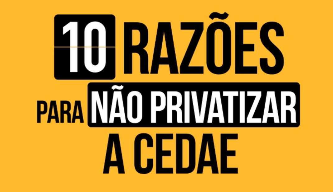Contra o plano de privatização proposto pelo Estado do Rio de Janeiro, circula no WhatsApp e nas redes sociais um vídeo que além de divulgar uma petição pública cotra a venda da Companhia Estadual de Águas e Esgotos do Rio de Janeiro (Cedae), aponta 10 motivos pelos quais a privatização da água seria danosa à população e ao próprio Estado; com a privatização, a gestão de Luiz Fernando Pezão (PMDB) conseguiria crédito para contrair um empréstimo de R$ 3,5 bilhões; campanha cita exemplos de grandes cidades no mundo, como Barcelona, Atlanta e Buenos Aires, que privatizaram a água e acabaram voltando atrás, além de dizer que a companhia é rentável, cujo lucro foi de R$ 1 bilhão em dois anos (Foto: Romulo Faro) Contra o plano de privatização proposto pelo Estado do Rio de Janeiro, circula no WhatsApp e nas redes sociais um vídeo que além de divulgar uma petição pública cotra a venda da Companhia Estadual de Águas e Esgotos do Rio de Janeiro (Cedae), aponta 10 motivos pelos quais a privatização da água seria danosa à população e ao próprio Estado; com a privatização, a gestão de Luiz Fernando Pezão (PMDB) conseguiria crédito para contrair um empréstimo de R$ 3,5 bilhões; campanha cita exemplos de grandes cidades no mundo, como Barcelona, Atlanta e Buenos Aires, que privatizaram a água e acabaram voltando atrás, além de dizer que a companhia é rentável, cujo lucro foi de R$ 1 bilhão em dois anos