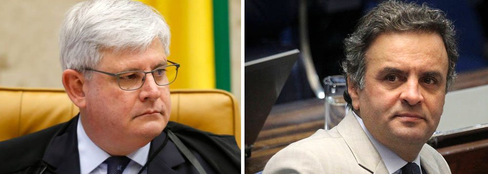 O procurador-geral da República, Rodrigo Janot, pediu ao ministro do STF Gilmar Mendes que o senador Aécio Neves (PSDB), responsável pelo golpe de 2016, preste depoimento sobre o esquema de corrupção e propina em Furnas; o pedido da PGR é foi aberto com base na delação de Delcídio do Amaral, que afirmou que “sem dúvida” o tucano teria recebido propina em Furnas; o doleiro Alberto Yousseff mencionou em sua delação premiada que Aécio dividia a diretoria de Furnas com o PP e teria recebido cerca de R$ 4 milhões, numa espécie de mensalão; caso o ministro Gilmar Mendes, relator do inquérito, acate a decisão, será a primeira vez em que Aécio falará sobre a corrupção na estatal federal de energia, em que ele é citado como beneficiário desde 2005 (Foto: Giuliana Miranda) O procurador-geral da República, Rodrigo Janot, pediu ao ministro do STF Gilmar Mendes que o senador Aécio Neves (PSDB), responsável pelo golpe de 2016, preste depoimento sobre o esquema de corrupção e propina em Furnas; o pedido da PGR é foi aberto com base na delação de Delcídio do Amaral, que afirmou que “sem dúvida” o tucano teria recebido propina em Furnas; o doleiro Alberto Yousseff mencionou em sua delação premiada que Aécio dividia a diretoria de Furnas com o PP e teria recebido cerca de R$ 4 milhões, numa espécie de mensalão; caso o ministro Gilmar Mendes, relator do inquérito, acate a decisão, será a primeira vez em que Aécio falará sobre a corrupção na estatal federal de energia, em que ele é citado como beneficiário desde 2005