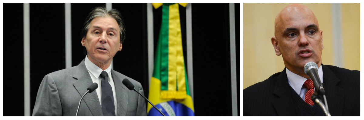 O senador Eunício Oliveira pretende encaminhar a votação em plenário, imediatamente após a sabatina a que o ex-ministro será submetido, amanhã (21), na Comissão de Constituição e Justiça (CCJ) do Senado. A avaliação é que ele será aprovado sem percalços, já que os partidos que integram a base do governo Michel Temer detêm a maioria das vagas na comissão. Caso a sabatina não se estenda por muitas horas, Eunício tem dito que deverá encaminhar a votação em plenário no mesmo dia (Foto: Fatima 247) O senador Eunício Oliveira pretende encaminhar a votação em plenário, imediatamente após a sabatina a que o ex-ministro será submetido, amanhã (21), na Comissão de Constituição e Justiça (CCJ) do Senado. A avaliação é que ele será aprovado sem percalços, já que os partidos que integram a base do governo Michel Temer detêm a maioria das vagas na comissão. Caso a sabatina não se estenda por muitas horas, Eunício tem dito que deverá encaminhar a votação em plenário no mesmo dia