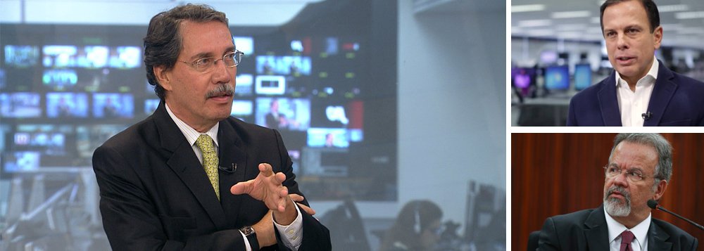 A pesquisa CNT/MDA, que apontou a disparada de Lula e o fiasco de tucanos tradicionais, como Aécio Neves e Geraldo Alckmin, além do desmoronamento de Michel Temer, assustou a Globo; nesta quinta-feira, o colunista Merval Pereira lançou dois balões de ensaio como o "novo" para 2018: o ministro Raul Jungmann e o prefeito João Doria; coluna indica que, com o fiasco do golpe, a Globo está sem candidato para 2018 (Foto: Leonardo Attuch) A pesquisa CNT/MDA, que apontou a disparada de Lula e o fiasco de tucanos tradicionais, como Aécio Neves e Geraldo Alckmin, além do desmoronamento de Michel Temer, assustou a Globo; nesta quinta-feira, o colunista Merval Pereira lançou dois balões de ensaio como o "novo" para 2018: o ministro Raul Jungmann e o prefeito João Doria; coluna indica que, com o fiasco do golpe, a Globo está sem candidato para 2018