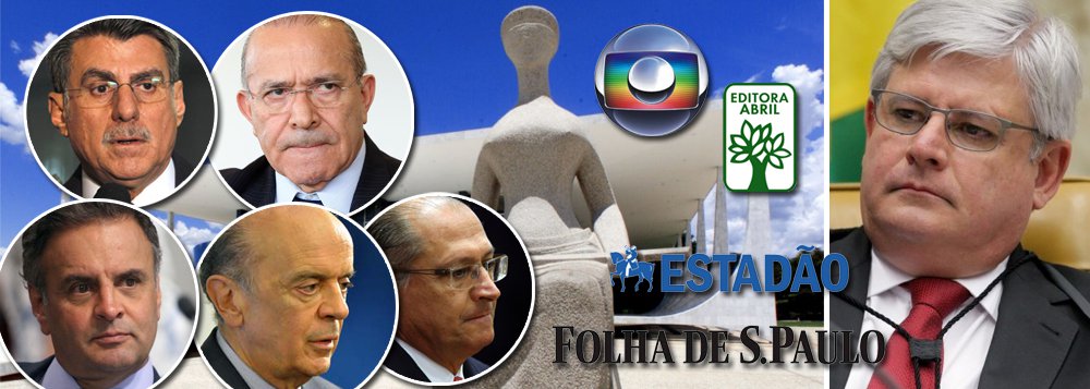 Um levantamento exclusivo feito pelo Instituto Paraná Pesquisas, para o 247, revela que o Brasil não tem uma mídia isenta nem um Poder Judiciário imparcial, na visão do povo; de acordo com o levantamento, 61% dos brasileiros já se deram conta de que esses dois poderes protegem nomes do PMDB e do PSDB, que formam a aliança golpista; entre os tucanos e peemedebistas delatados pelas empreiteiras, constam nomes como os ministros José Serra e Eliseu Padilha, o governador Geraldo Alckmin, os senadores Aécio Neves e Romero Jucá, além do próprio Michel Temer; ou seja: ao contrário do que prometeu o procurador-geral Rodrigo Janot, pau que bate em Chico, não bate em Francisco (Foto: Leonardo Attuch) Um levantamento exclusivo feito pelo Instituto Paraná Pesquisas, para o 247, revela que o Brasil não tem uma mídia isenta nem um Poder Judiciário imparcial, na visão do povo; de acordo com o levantamento, 61% dos brasileiros já se deram conta de que esses dois poderes protegem nomes do PMDB e do PSDB, que formam a aliança golpista; entre os tucanos e peemedebistas delatados pelas empreiteiras, constam nomes como os ministros José Serra e Eliseu Padilha, o governador Geraldo Alckmin, os senadores Aécio Neves e Romero Jucá, além do próprio Michel Temer; ou seja: ao contrário do que prometeu o procurador-geral Rodrigo Janot, pau que bate em Chico, não bate em Francisco