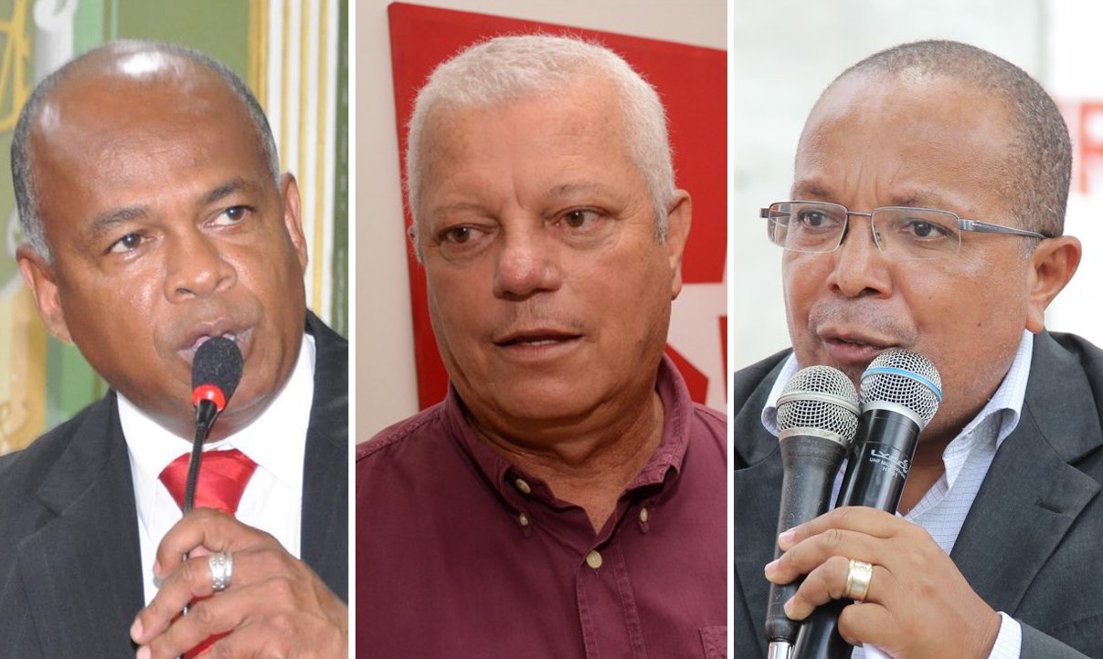 O futuro político dos vereadores de Salvador Luiz Carlos Suíca e Moisés Rocha deve ser conhecido "ainda antes do carnaval" deste ano, de acordo com previsão do presidente do PT na Bahia, Everaldo Anunciação; segundo ele, está em análise do departamento jurídico o documento de defesa dos parlamentares contra a decisão do diretório municipal de expulsá-los do partido; Everaldo continua sem dar opinião, e afirma que só falará sobre o caso quando houver decisão conjunta entre os membros do diretório estadual; "Estamos analisando com cautela e com critérios imparciais, nos atendo aos fatos. Não queremos deixar isso para depois do carnaval. Devemos anunciar o resultado da análise antes disso", diz Everaldo (Foto: Romulo Faro) O futuro político dos vereadores de Salvador Luiz Carlos Suíca e Moisés Rocha deve ser conhecido "ainda antes do carnaval" deste ano, de acordo com previsão do presidente do PT na Bahia, Everaldo Anunciação; segundo ele, está em análise do departamento jurídico o documento de defesa dos parlamentares contra a decisão do diretório municipal de expulsá-los do partido; Everaldo continua sem dar opinião, e afirma que só falará sobre o caso quando houver decisão conjunta entre os membros do diretório estadual; "Estamos analisando com cautela e com critérios imparciais, nos atendo aos fatos. Não queremos deixar isso para depois do carnaval. Devemos anunciar o resultado da análise antes disso", diz Everaldo