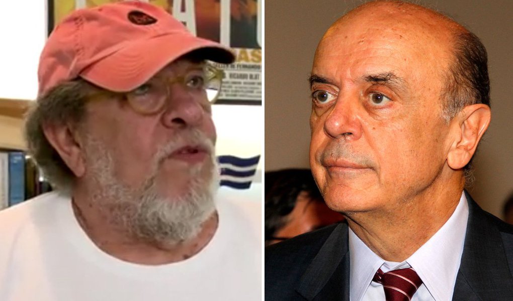 Em vídeo divulgado pelo Diário do Centro do Mundo (DCM), o jornalista e escritor Fernando Morais comenta a relação entre o senador José Serra (PSDB-SP), que pediu exoneração do cargo de ministro das Relações Exteriores, com o ex-presidente Fernando Henrique Cardoso; "Talvez um dos melhores retratos do Serra esteja nos livros do Fernando Henrique. Tem coisas saborosíssimas", afirma (Foto: Aquiles Lins) Em vídeo divulgado pelo Diário do Centro do Mundo (DCM), o jornalista e escritor Fernando Morais comenta a relação entre o senador José Serra (PSDB-SP), que pediu exoneração do cargo de ministro das Relações Exteriores, com o ex-presidente Fernando Henrique Cardoso; "Talvez um dos melhores retratos do Serra esteja nos livros do Fernando Henrique. Tem coisas saborosíssimas", afirma