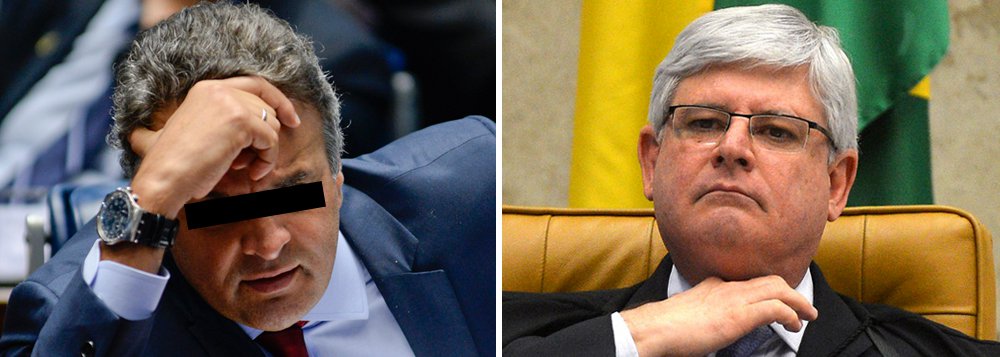 Entre políticos de destaque, o senador e presidente do PSDB, Aécio Neves (MG), é o que tem mais pedidos de investigação por parte do procurador-geral da República, Rodrigo Janot, ao Supremo Tribunal Federal segundo coluna da revista Época, que divulga uma nova leva de nomes; com a candidatura à presidência comprometida devido a tantas delações, o tucano foi acusado por ex-executivo da Odebrecht de ter recebido R$ 9 milhões em caixa 2 para campanhas eleitorais do PSDB; o ministro do TSE Herman Benjamin determinou que o nome do presidente do PSDB fosse tarjado nos trechos dos depoimentos em que é citado (Foto: Gisele Federicce) Entre políticos de destaque, o senador e presidente do PSDB, Aécio Neves (MG), é o que tem mais pedidos de investigação por parte do procurador-geral da República, Rodrigo Janot, ao Supremo Tribunal Federal segundo coluna da revista Época, que divulga uma nova leva de nomes; com a candidatura à presidência comprometida devido a tantas delações, o tucano foi acusado por ex-executivo da Odebrecht de ter recebido R$ 9 milhões em caixa 2 para campanhas eleitorais do PSDB; o ministro do TSE Herman Benjamin determinou que o nome do presidente do PSDB fosse tarjado nos trechos dos depoimentos em que é citado