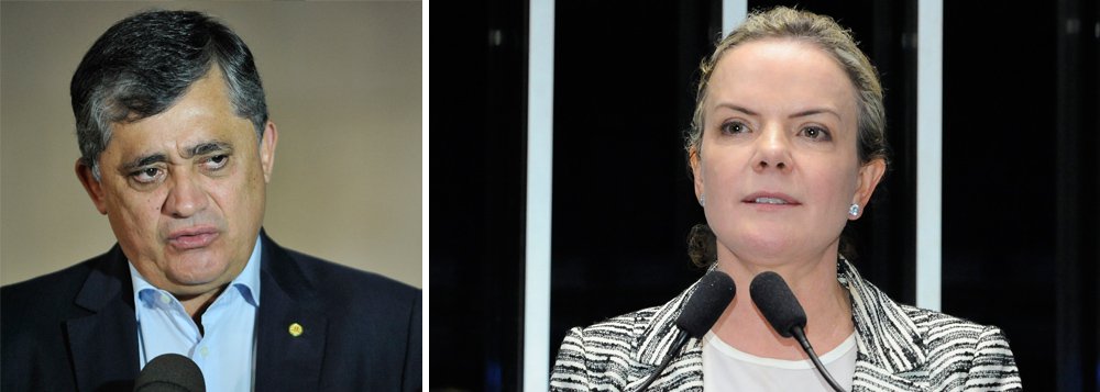 O grupo do deputado federal José Guimarães (PT-CE) irá apoiar a senadora Gleisi Hoffmann (PT-PR) para a presidência do partido, que será renovada em congresso nacional a partir desta quinta-feira (1), em Brasília. A corrente, que reelegeu Francisco de Assis Diniz para a presidência do PT no Ceará, tem a maioria dos delegados do estado que votarão no congresso (Foto: Rodrigo Rocha) O grupo do deputado federal José Guimarães (PT-CE) irá apoiar a senadora Gleisi Hoffmann (PT-PR) para a presidência do partido, que será renovada em congresso nacional a partir desta quinta-feira (1), em Brasília. A corrente, que reelegeu Francisco de Assis Diniz para a presidência do PT no Ceará, tem a maioria dos delegados do estado que votarão no congresso