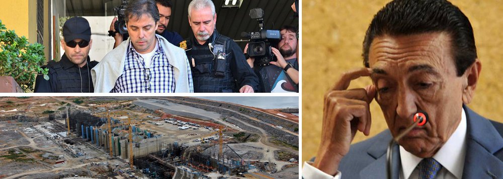 Em delação premiada, o ex-diretor da Andrade Gutierrez Flávio Barra disse que entre R$ 4 milhões e R$ 5 milhões em propina foram repassados ao senador Edison Lobão (PMDB) pelas obras de Angra 3; em Belo Monte, o repasse teria sido de R$ 600 mil e entregue em espécie na casa de Márcio Lobão, no período em que o pai, hoje presidente da CCJ do Senado, foi ministro de Minas e Energia; além da família Lobão, também são alvo da nova fase da operação Lava Jato o ex-senador Luiz Otávio Campos (PMDB-PA), ligado ao senador Jader Barbalho; além deles, também são investigados no mesmo inquérito os senadores Renan Calheiros (PMDB-AL), Romero Jucá (PMDB-RR) e Valdir Raupp (PMDB-RO) (Foto: Aquiles Lins) Em delação premiada, o ex-diretor da Andrade Gutierrez Flávio Barra disse que entre R$ 4 milhões e R$ 5 milhões em propina foram repassados ao senador Edison Lobão (PMDB) pelas obras de Angra 3; em Belo Monte, o repasse teria sido de R$ 600 mil e entregue em espécie na casa de Márcio Lobão, no período em que o pai, hoje presidente da CCJ do Senado, foi ministro de Minas e Energia; além da família Lobão, também são alvo da nova fase da operação Lava Jato o ex-senador Luiz Otávio Campos (PMDB-PA), ligado ao senador Jader Barbalho; além deles, também são investigados no mesmo inquérito os senadores Renan Calheiros (PMDB-AL), Romero Jucá (PMDB-RR) e Valdir Raupp (PMDB-RO)