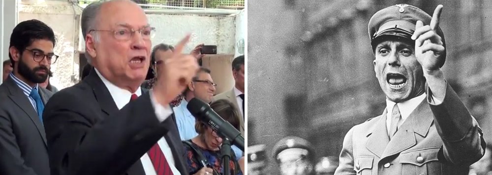 Sociólogo e colunista do 247 Marcelo Zero criticou a conduta do ministro da Cultura, Roberto Freire, que ofendeu nesta sexta-feira, 17, o escritor brasileiro Raduan Nassar, durante a entrega do Prêmio Camões, em São Paulo; "Que espetáculo lamentável do Roberto Freire! Dá a exata medida da falta de estatura intelectual e moral do governo golpista", diz Zero; "Roberto Freire, em seu autoritarismo ensandecido, acha que só escritores bajuladores merecem receber o prêmio. Essa é a sua noção de cultura. Goebbels pensava da mesma forma. Ainda por cima, solta uma nota patética atribuindo ao 'aparelhamento do PT' (sic) as vaias merecidas que levou por insultar o homenageado" (Foto: Aquiles Lins) Sociólogo e colunista do 247 Marcelo Zero criticou a conduta do ministro da Cultura, Roberto Freire, que ofendeu nesta sexta-feira, 17, o escritor brasileiro Raduan Nassar, durante a entrega do Prêmio Camões, em São Paulo; "Que espetáculo lamentável do Roberto Freire! Dá a exata medida da falta de estatura intelectual e moral do governo golpista", diz Zero; "Roberto Freire, em seu autoritarismo ensandecido, acha que só escritores bajuladores merecem receber o prêmio. Essa é a sua noção de cultura. Goebbels pensava da mesma forma. Ainda por cima, solta uma nota patética atribuindo ao 'aparelhamento do PT' (sic) as vaias merecidas que levou por insultar o homenageado"