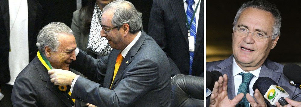 O senador Renan Calheiros (PMDB-AL) afirma que o ex-presidente da Câmara dos Deputados, Eduardo Cunha, se converteu no principal defensor do presidente Michel Temer contra as investigações e as acusações dos delatores da operação Lava Jato; o senador também diz que o governo federal perdeu a oportunidade de fazer a Reforma da Previdência; sobre o pleito de 2018, Calheiros avalia que o ex-presidente Lula é o melhor candidato “Sobretudo num momento em que a política está exposta, desgastada, ele teve uma experiência de governo exitosa” (Foto: Voney Malta) O senador Renan Calheiros (PMDB-AL) afirma que o ex-presidente da Câmara dos Deputados, Eduardo Cunha, se converteu no principal defensor do presidente Michel Temer contra as investigações e as acusações dos delatores da operação Lava Jato; o senador também diz que o governo federal perdeu a oportunidade de fazer a Reforma da Previdência; sobre o pleito de 2018, Calheiros avalia que o ex-presidente Lula é o melhor candidato “Sobretudo num momento em que a política está exposta, desgastada, ele teve uma experiência de governo exitosa”