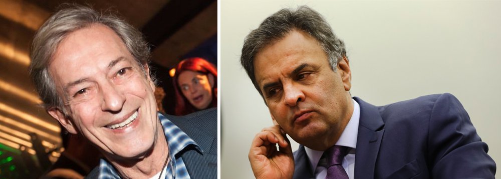 "Irmã de Aécio, presa! Primo do Aécio, preso! O Aécio vai ser condenado por formação de família!", comenta o colunista de humor José Simão, sobre a prisão dos familiares do senador pela Operação Patmos, da Polícia Federal, há cerca de um mês (Foto: Gisele Federicce) "Irmã de Aécio, presa! Primo do Aécio, preso! O Aécio vai ser condenado por formação de família!", comenta o colunista de humor José Simão, sobre a prisão dos familiares do senador pela Operação Patmos, da Polícia Federal, há cerca de um mês
