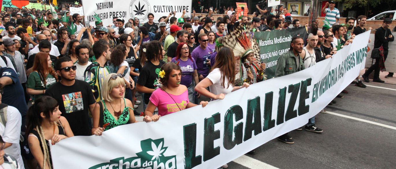Marcha da Maconha, avenida Paulista, São Paulo (Foto: Giuliana Miranda) Marcha da Maconha, avenida Paulista, São Paulo