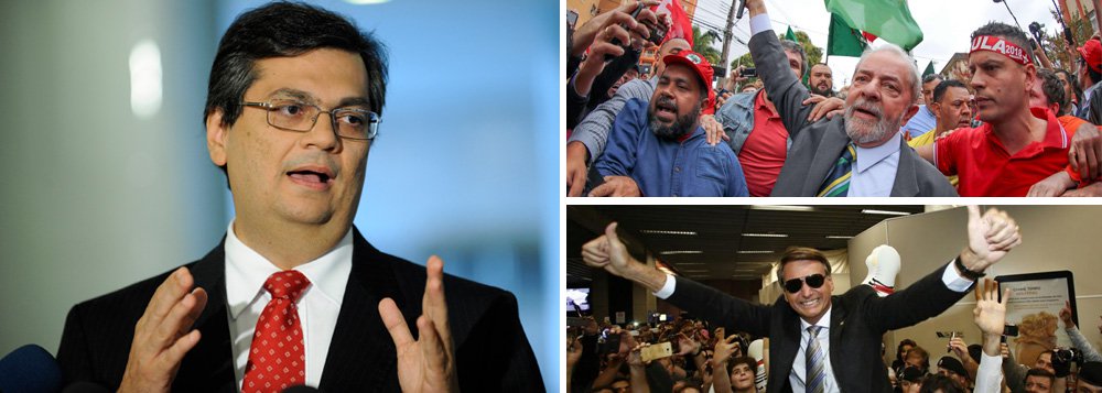 O governador do Maranhão, Flávio Dino, do PCdoB, propõe que a esquerda se unifique em torno de três bandeiras – Nação, Produção e Educação – e diz que o ex-presidente Luiz Inácio Lula da Silva deve coordenar a retomada brasileira; “Acho que o presidente Lula tem a responsabilidade de ser o coordenador dessa retomada”, disse ele, em entrevista ao jornalista Renato Rovai; Dino também pontuou que é em torno do petista que podem se aglutinar os “valores da civilização, da democracia e do humanismo”; o governador maranhense também falou sobre o adversário de Lula num segundo turno, se as eleições fossem hoje; “A maioria da sociedade brasileira é generosa, acolhedora, humanista. A candidatura de Bolsonaro está fora do marco da civilização democrática” (Foto: Leonardo Attuch) O governador do Maranhão, Flávio Dino, do PCdoB, propõe que a esquerda se unifique em torno de três bandeiras – Nação, Produção e Educação – e diz que o ex-presidente Luiz Inácio Lula da Silva deve coordenar a retomada brasileira; “Acho que o presidente Lula tem a responsabilidade de ser o coordenador dessa retomada”, disse ele, em entrevista ao jornalista Renato Rovai; Dino também pontuou que é em torno do petista que podem se aglutinar os “valores da civilização, da democracia e do humanismo”; o governador maranhense também falou sobre o adversário de Lula num segundo turno, se as eleições fossem hoje; “A maioria da sociedade brasileira é generosa, acolhedora, humanista. A candidatura de Bolsonaro está fora do marco da civilização democrática”