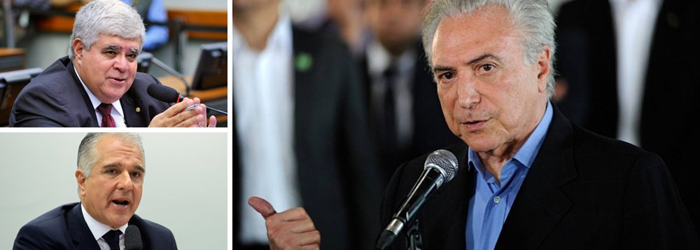 Perdendo o debate na opinião pública sobre a reforma da Previdência, a base de Michel Temer na Câmara tenta partir para a censura para conseguir aprovar a reforma; em reunião com Michel Temer, os deputados Carlos Marun (PMDB-MS) e Júlio Lopes (PP-RJ), membros da comissão especial responsável pela reforma na Câmara, querem que a AGU acione a Justiça para proibir que a Associação Nacional dos Auditores Fiscais da Receita Federal (Anfip) divulgue que a Previdência é superavitária desde 2006, levando em conta a arrecadação da Seguridade Social, que inclui Saúde, Assistência e Previdência; deputados alegaram que a "contrainformação" dificulta a tramitação do projeto no Congresso (Foto: Aquiles Lins) Perdendo o debate na opinião pública sobre a reforma da Previdência, a base de Michel Temer na Câmara tenta partir para a censura para conseguir aprovar a reforma; em reunião com Michel Temer, os deputados Carlos Marun (PMDB-MS) e Júlio Lopes (PP-RJ), membros da comissão especial responsável pela reforma na Câmara, querem que a AGU acione a Justiça para proibir que a Associação Nacional dos Auditores Fiscais da Receita Federal (Anfip) divulgue que a Previdência é superavitária desde 2006, levando em conta a arrecadação da Seguridade Social, que inclui Saúde, Assistência e Previdência; deputados alegaram que a "contrainformação" dificulta a tramitação do projeto no Congresso