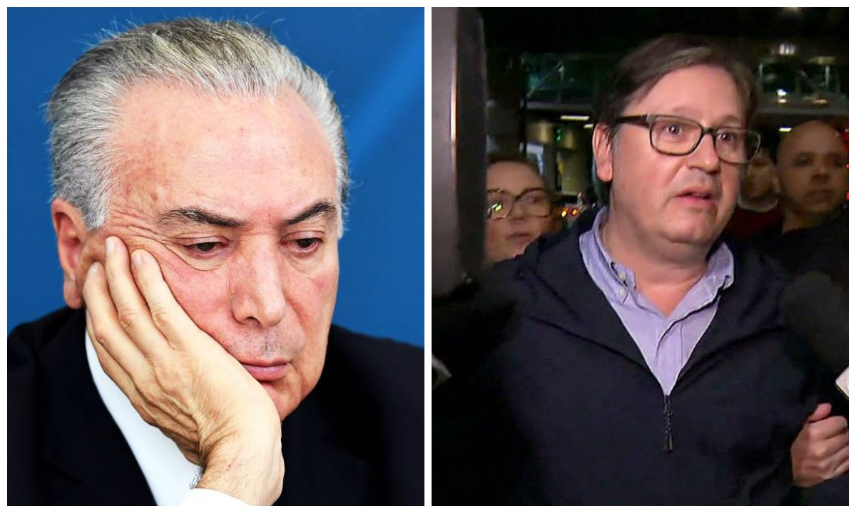 Michel Temer e deputado Rodrigo da Rocha Loures (PMDB-PR), pego com mala com propina de R$ 500 mil paga pela JBS (Foto: Charles Nisz) Michel Temer e deputado Rodrigo da Rocha Loures (PMDB-PR), pego com mala com propina de R$ 500 mil paga pela JBS