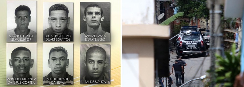 O TJ-RJ informou que dois dos três acusados de participar do estupro de uma adolescente na Comunidade do Barão, Zona Oeste do Rio, foram condenados a 15 anos de prisão em regime fechado; o terceiro envolvido está foragido da Justiça; o caso ganhou repercussão internacional às vésperas da Rio 2016; a adolescente foi incluída no programa de proteção do governo. Foram condenados os réus Raí de Souza e Raphael Assis Duarte Belo (Foto: Leonardo Lucena) O TJ-RJ informou que dois dos três acusados de participar do estupro de uma adolescente na Comunidade do Barão, Zona Oeste do Rio, foram condenados a 15 anos de prisão em regime fechado; o terceiro envolvido está foragido da Justiça; o caso ganhou repercussão internacional às vésperas da Rio 2016; a adolescente foi incluída no programa de proteção do governo. Foram condenados os réus Raí de Souza e Raphael Assis Duarte Belo