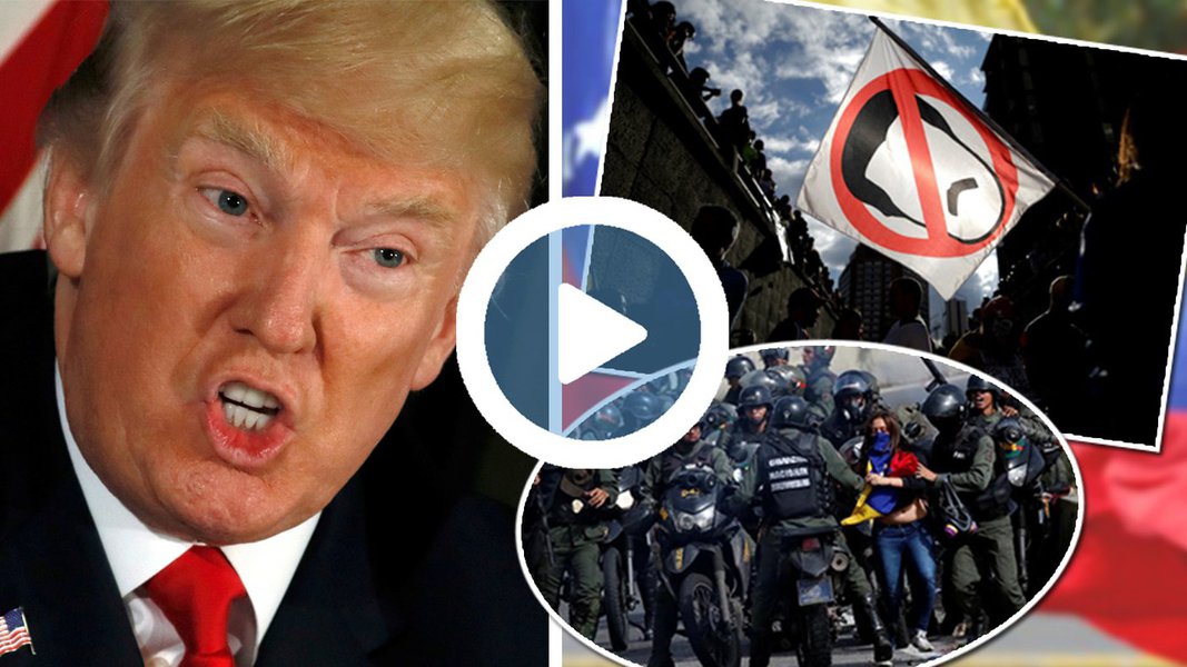 O presidente dos EUA, Donald Trump, disse nesta sexta-feira 11 que considera uma "opção militar" contra a Venezuela; "Temos muitas opções para a Venezuela, inclusive uma opção militar se for necessário", afirmou a jornalistas em Nova Jersey, quando questionado sobre a situação no país; sem dar detalhes nem confirmar a ação, Trump repetiu que uma opção militar é "certamente algo que podemos buscar" no país governado por Nicolás Maduro (Foto: Gisele Federicce) O presidente dos EUA, Donald Trump, disse nesta sexta-feira 11 que considera uma "opção militar" contra a Venezuela; "Temos muitas opções para a Venezuela, inclusive uma opção militar se for necessário", afirmou a jornalistas em Nova Jersey, quando questionado sobre a situação no país; sem dar detalhes nem confirmar a ação, Trump repetiu que uma opção militar é "certamente algo que podemos buscar" no país governado por Nicolás Maduro