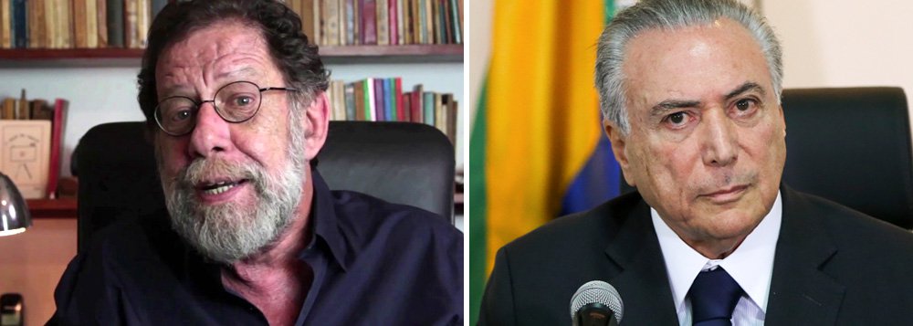 Escritor Eric Nepomuceno, no Blog Nocaute, fez uma análise do desempenho eleitoral de Michel Temer (PMDB) antes de ser vice da presidente legítima Dilma Rousseff (PT); "A última eleição que ele disputou foi em 2006 e se elegeu pelo PMDB deputado federal por São Paulo. Ele teve 99.046 votos. Dos 70 deputados que São Paulo elegeu, ele foi o número 52. Quer dizer, ele só conseguiu suplantar 18 outros candidatos. E do PMDB, ele foi o antepenúltimo. Quer dizer, entrou por um raspão. Michel Temer, 99.046 votos", diz Nepomuceno (Foto: José Barbacena) Escritor Eric Nepomuceno, no Blog Nocaute, fez uma análise do desempenho eleitoral de Michel Temer (PMDB) antes de ser vice da presidente legítima Dilma Rousseff (PT); "A última eleição que ele disputou foi em 2006 e se elegeu pelo PMDB deputado federal por São Paulo. Ele teve 99.046 votos. Dos 70 deputados que São Paulo elegeu, ele foi o número 52. Quer dizer, ele só conseguiu suplantar 18 outros candidatos. E do PMDB, ele foi o antepenúltimo. Quer dizer, entrou por um raspão. Michel Temer, 99.046 votos", diz Nepomuceno