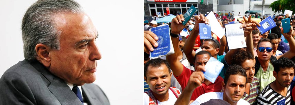 Michel Temer acaba de encaminhar ao Congresso um projeto de lei que elimina gradualmente a multa adicional paga pelos empregadores em demissões sem justa causa; com todas as letras, o governo admite que o objetivo é ajudar a diminuir os custos indiretos dos empresários (Foto: Gisele Federicce) Michel Temer acaba de encaminhar ao Congresso um projeto de lei que elimina gradualmente a multa adicional paga pelos empregadores em demissões sem justa causa; com todas as letras, o governo admite que o objetivo é ajudar a diminuir os custos indiretos dos empresários