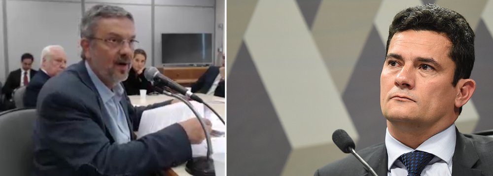 "Eu não tenho acordo de delação premiada. Eu tenho tratativas. Isso é um assunto a cargo dos meus advogados. Eu confio no trabalho deles, são advogados de alta qualificação, com experiência no setor. Confio que eles estejam fazendo o melhor dentro da lei, olhando a maneira de contribuir com a Justiça, que é minha vontade, e também de obter benefícios, que também é minha vontade", disse o ex-ministro Antonio Palocci, num dos trechos do seu depoimento ao juiz Sergio Moro (Foto: Leonardo Attuch) "Eu não tenho acordo de delação premiada. Eu tenho tratativas. Isso é um assunto a cargo dos meus advogados. Eu confio no trabalho deles, são advogados de alta qualificação, com experiência no setor. Confio que eles estejam fazendo o melhor dentro da lei, olhando a maneira de contribuir com a Justiça, que é minha vontade, e também de obter benefícios, que também é minha vontade", disse o ex-ministro Antonio Palocci, num dos trechos do seu depoimento ao juiz Sergio Moro
