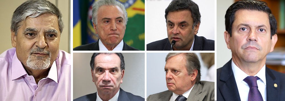 Nesta sexta-feira, o diretório paulista do PSDB, liderado por Pedro Tobias, aderiu ao Fora Temer, movimento que já tinha o apoio do diretório fluminense, comandado por Otávio Leite; os dois sabem que Temer representa hoje o beijo da morte e quem se colocar ao lado do político mais impopular da história do Brasil, que usurpou a presidência, provocou uma depressão econômica e está prestes a ser denunciado como chefe de quadrilha, estará liquidado politicamente; diante disso, a questão óbvia: por que o PSDB nacional, comandado por Tasso Jereissati, ainda não desembarcou? Eis a resposta: porque sofre a pressão de políticos investigados por corrupção, como Aécio Neves e Aloysio Nunes; na segunda-feira, os tucanos decidirão se ficam com sua base ou com seus investigados (Foto: Leonardo Attuch) Nesta sexta-feira, o diretório paulista do PSDB, liderado por Pedro Tobias, aderiu ao Fora Temer, movimento que já tinha o apoio do diretório fluminense, comandado por Otávio Leite; os dois sabem que Temer representa hoje o beijo da morte e quem se colocar ao lado do político mais impopular da história do Brasil, que usurpou a presidência, provocou uma depressão econômica e está prestes a ser denunciado como chefe de quadrilha, estará liquidado politicamente; diante disso, a questão óbvia: por que o PSDB nacional, comandado por Tasso Jereissati, ainda não desembarcou? Eis a resposta: porque sofre a pressão de políticos investigados por corrupção, como Aécio Neves e Aloysio Nunes; na segunda-feira, os tucanos decidirão se ficam com sua base ou com seus investigados
