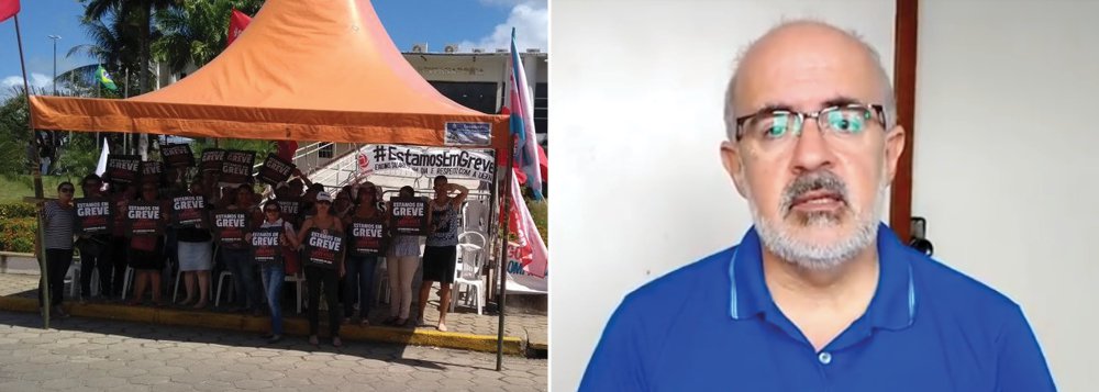 Em vídeo, o médico infectologista em Natal Alexandre Mota critica a falta de empatia dos policiais militares ao agir com truculência contra servidores de Saúde e professores da UERN que protestavam para receber seus salários; ele critica ainda a hipocrisia do juiz que deu a ordem, um ex-estudante da UERN e que aceitou receber R$ 139 mil em auxílio-moradia retroativo (Foto: Gisele Federicce) Em vídeo, o médico infectologista em Natal Alexandre Mota critica a falta de empatia dos policiais militares ao agir com truculência contra servidores de Saúde e professores da UERN que protestavam para receber seus salários; ele critica ainda a hipocrisia do juiz que deu a ordem, um ex-estudante da UERN e que aceitou receber R$ 139 mil em auxílio-moradia retroativo