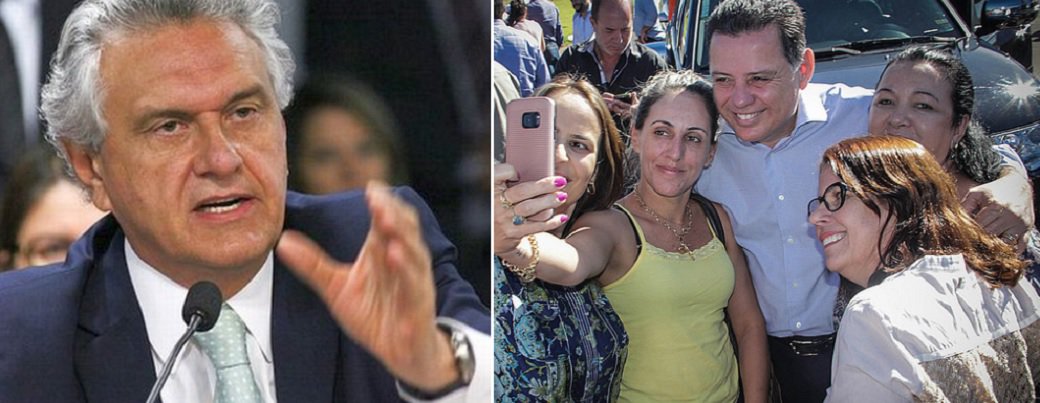 O senador Ronaldo Caiado (DEM) e o governador Marconi Perillo (PSDB) continuam como os políticos de Goiás mais influentes nas redes sociais; período analisado pela empresa Eureka Comunicação é de 20 de abril a 20 de maio, analisando Twitter e Facebook, e o quesito influência leva em conta três fatores: Interações (curtidas, comentários, compartilhamentos, retweets), Alcance (número de seguidores e fãs divididos pelo número de interações e engajamento durante o período analisado) e Engajamento (regularidade das postagens dividida pelo número de interações durante o período analisado); governador Marconi é hoje o segundo governador mais influente do País nas redes sociais (Foto: José Barbacena) O senador Ronaldo Caiado (DEM) e o governador Marconi Perillo (PSDB) continuam como os políticos de Goiás mais influentes nas redes sociais; período analisado pela empresa Eureka Comunicação é de 20 de abril a 20 de maio, analisando Twitter e Facebook, e o quesito influência leva em conta três fatores: Interações (curtidas, comentários, compartilhamentos, retweets), Alcance (número de seguidores e fãs divididos pelo número de interações e engajamento durante o período analisado) e Engajamento (regularidade das postagens dividida pelo número de interações durante o período analisado); governador Marconi é hoje o segundo governador mais influente do País nas redes sociais