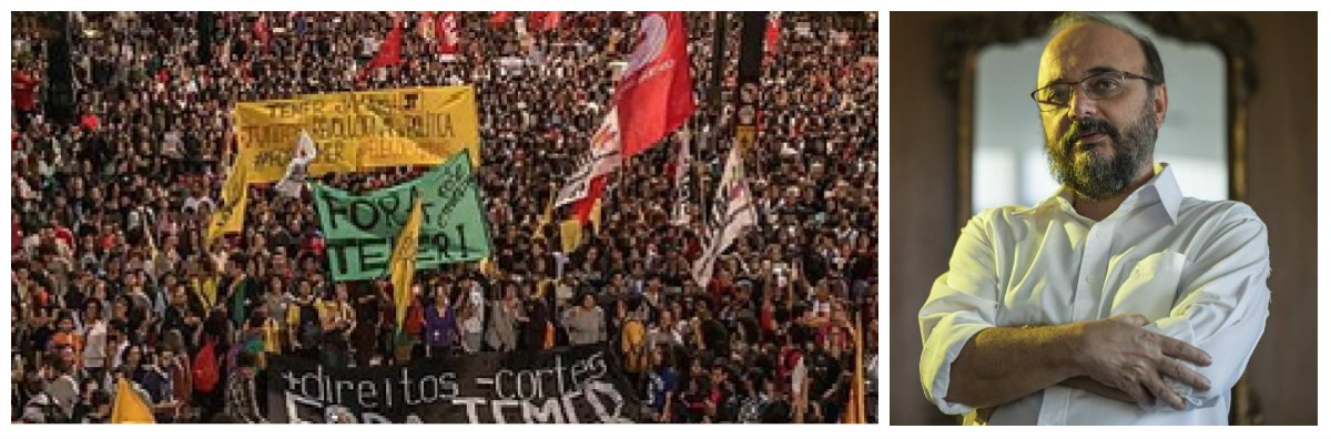 Em entrevista à BBC Brasil, o cientista político Leonardo Avritzer, autor de "Impasses da Democracia no Brasil" avalia que "as eleições diretas não são, juridicamente, o caminho mais curto - mas, politicamente, são a melhor saída para a democracia". Avritzer diz ainda que há um "potencial de forte mobilização", pela direita e pela esquerda e que "se houver composição nessa direção, as eleições diretas virão" (Foto: Fatima 247) Em entrevista à BBC Brasil, o cientista político Leonardo Avritzer, autor de "Impasses da Democracia no Brasil" avalia que "as eleições diretas não são, juridicamente, o caminho mais curto - mas, politicamente, são a melhor saída para a democracia". Avritzer diz ainda que há um "potencial de forte mobilização", pela direita e pela esquerda e que "se houver composição nessa direção, as eleições diretas virão"
