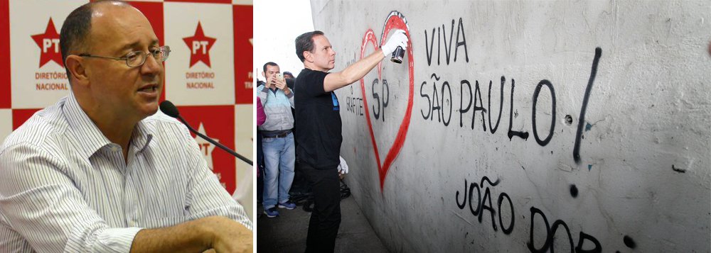 Paulo Fiorilo, presidente do Diretório Municipal do PT de São Paulo e primeiro suplente de vereador, afirma em entrevista ao vivo à TV 247, conduzida pelo editor Leonardo Attuch e pelo colunista Alex Solnik que, ao contrário do que tenta apregoar, o prefeito de São Paulo, João Doria Jr. é um péssimo gestor: “Todo primeiro ano de governo a prefeitura tem que apresentar a revisão da planta genérica de valores que estabelece o IPTU. O que que ele fez? Falou não, não, este ano, não. Vamos deixar pra depois. Isso mostra que ele não é um gestor. Está preocupado com a eleição”, avalia (Foto: Ana Pupulin) Paulo Fiorilo, presidente do Diretório Municipal do PT de São Paulo e primeiro suplente de vereador, afirma em entrevista ao vivo à TV 247, conduzida pelo editor Leonardo Attuch e pelo colunista Alex Solnik que, ao contrário do que tenta apregoar, o prefeito de São Paulo, João Doria Jr. é um péssimo gestor: “Todo primeiro ano de governo a prefeitura tem que apresentar a revisão da planta genérica de valores que estabelece o IPTU. O que que ele fez? Falou não, não, este ano, não. Vamos deixar pra depois. Isso mostra que ele não é um gestor. Está preocupado com a eleição”, avalia