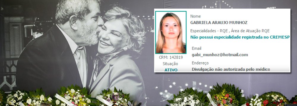 O ex-presidente Lula foi contra a demissão da médica acusada de vazar uma leitura do diagnóstico de Marisa Letícia; segundo interlocutores do petista, ele defendeu que ela passasse por um curso de ética profissional, permanecendo no emprego (Foto: Giuliana Miranda) O ex-presidente Lula foi contra a demissão da médica acusada de vazar uma leitura do diagnóstico de Marisa Letícia; segundo interlocutores do petista, ele defendeu que ela passasse por um curso de ética profissional, permanecendo no emprego