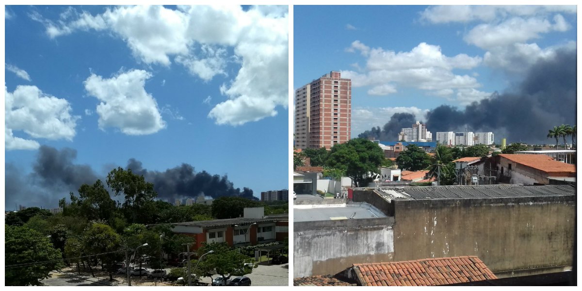 Um incêndio atingiu, na manhã desta quinta-feira (24), na Avenida Sargento Hermínio, no Bairro Presidente Kennedy, um depósito da subestação da Enel, companhia de energia elétrica. A coluna de fumaça se espalhou rapidamente e pôde ser vista em vários pontos da cidade. O Corpo de Bombeiros, informou, no final da manhã, que o fogo já foi debelado
(Foto: Fatima 247) Um incêndio atingiu, na manhã desta quinta-feira (24), na Avenida Sargento Hermínio, no Bairro Presidente Kennedy, um depósito da subestação da Enel, companhia de energia elétrica. A coluna de fumaça se espalhou rapidamente e pôde ser vista em vários pontos da cidade. O Corpo de Bombeiros, informou, no final da manhã, que o fogo já foi debelado