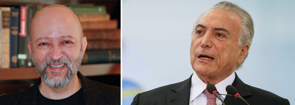 "O governo alega que o Brasil não pode perder tempo. É preciso cuidar de reformas como a da Previdência. É lorota. Deve-se a pressa de Temer ao medo do presidente de ser abalroado por novas delações", escreve o jornalista, citando Lúcio Funaro, Rodrigo Rocha Loures e Eduardo Cunha; "Temer vive a neurose do que está por vir", diz (Foto: Gisele Federicce) "O governo alega que o Brasil não pode perder tempo. É preciso cuidar de reformas como a da Previdência. É lorota. Deve-se a pressa de Temer ao medo do presidente de ser abalroado por novas delações", escreve o jornalista, citando Lúcio Funaro, Rodrigo Rocha Loures e Eduardo Cunha; "Temer vive a neurose do que está por vir", diz